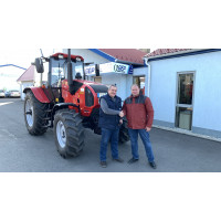 MTZ-1221.3 traktor átadás