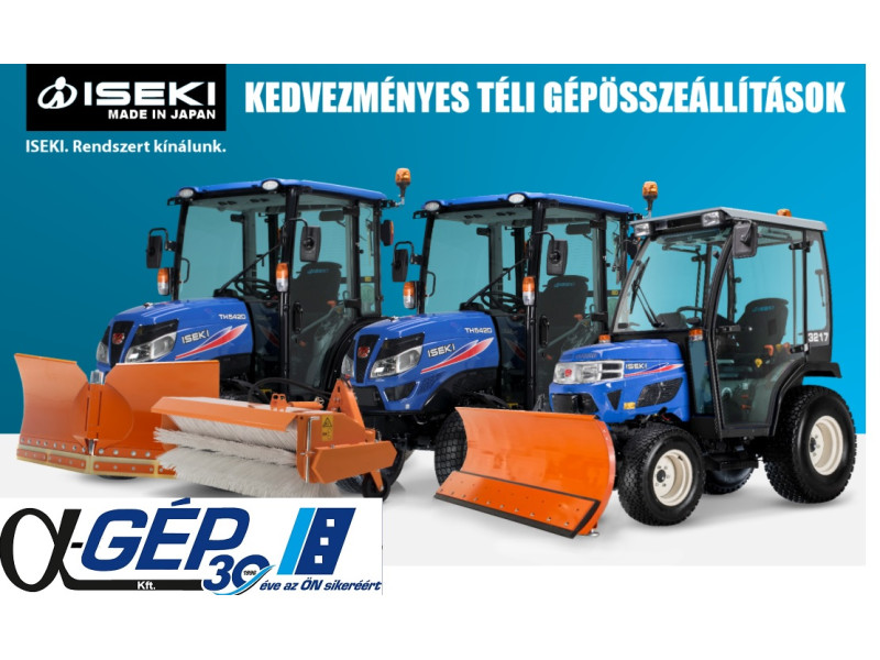 ISEKI KOMMUNÁLIS TÉLI MEGOLDÁSOK