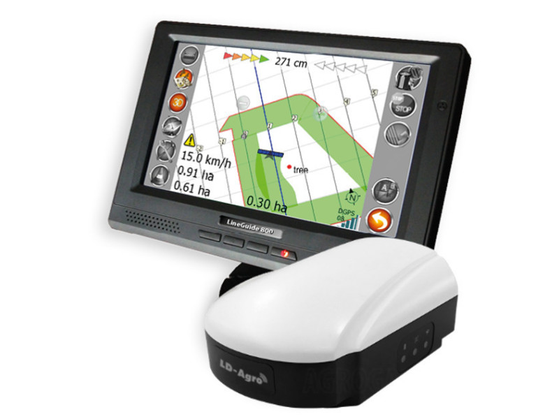 LD-Agro LineGuide 800 sorvezető GEO-X Pro2 GPS vevővel