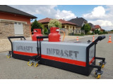 INFRASET® szabadalmaztatott mobil kátyújavító technológia 