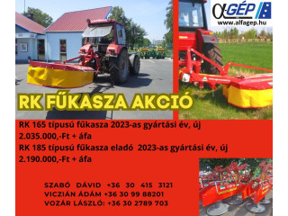 RK-165, 185, 210 fűkaszák